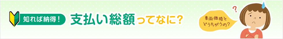 支払い総額ってなに？